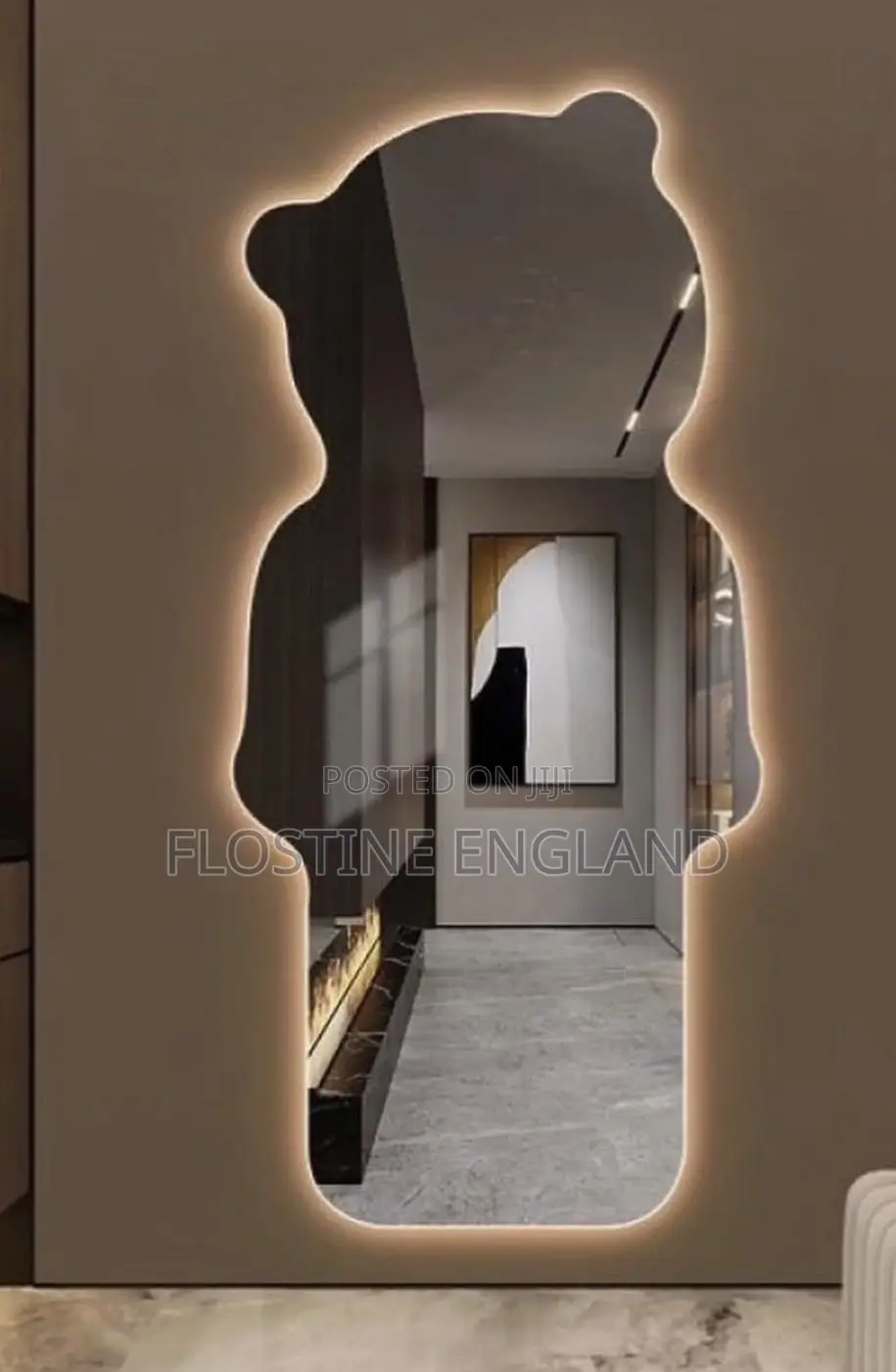 Teddy Bear Led Mirror