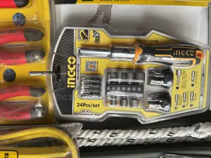 24-Piece Screwdriver and Bit Set.