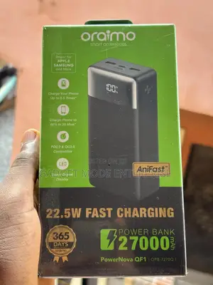 Oraimo Powernova Qf1 27000 Mah 22.5w High Capacity Portable Power Bank