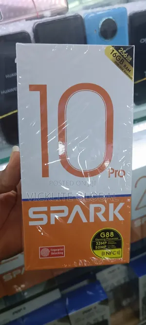 New Tecno Spark 10 Pro 256 GB Black