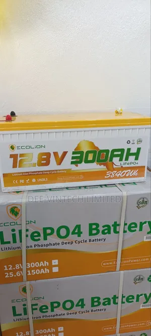 12.8 Volts 4kwh Life P04 300ah Ecolion Lithium Battery