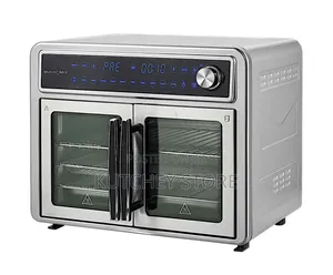 New 28l Airfryer Oven All Stainless Steel Dual Compartment