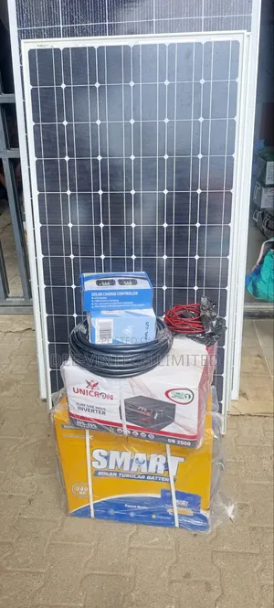 Set of 1.5kv Inverter, 240ah 12v Tubular Battery, Dc Cable, 300w Panel