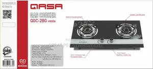 2 Burner Built in Glass Cooker - Glass Black