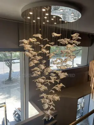 Modern Stylish Luxury Crystal Led Bird Luster Decorative Chandelier