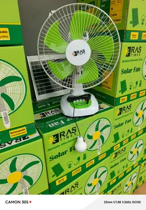 Solar Table Fan