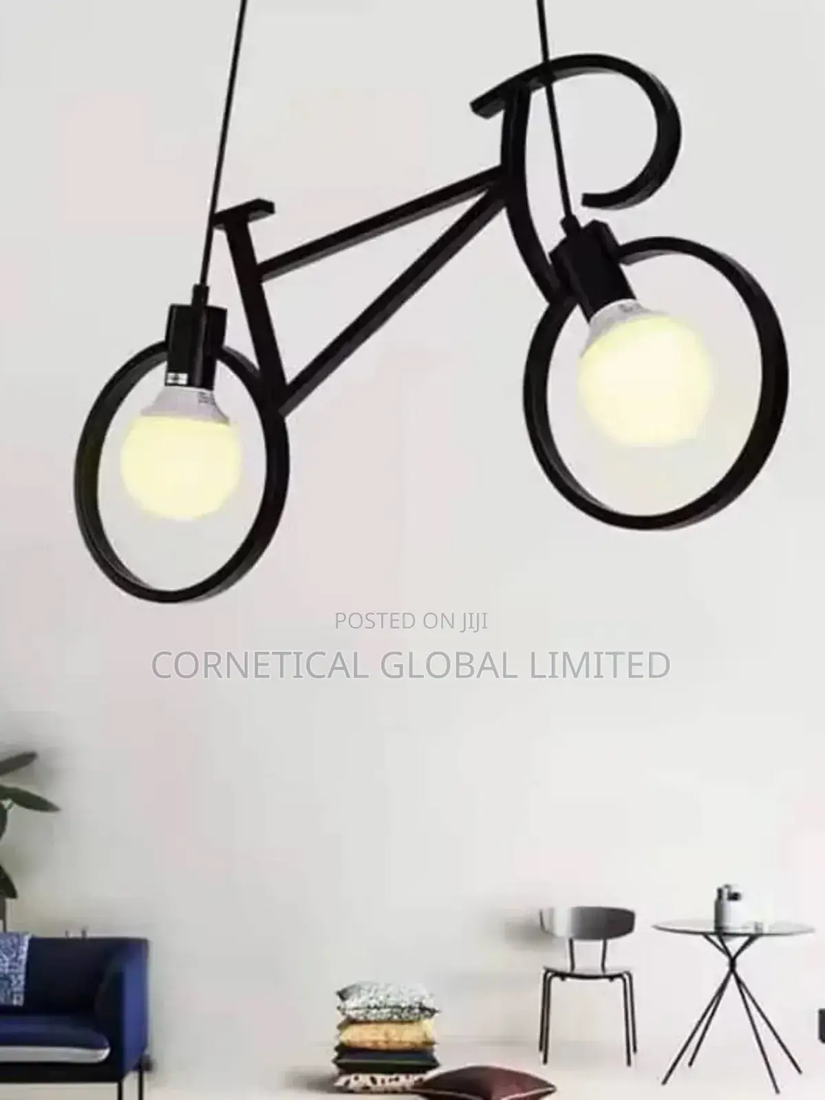 Modern Bike-style Decorative Pendant Lamp