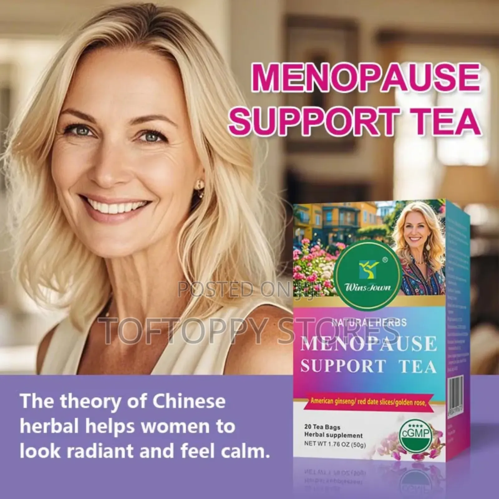 Menopause Support Tea Natural Herbs