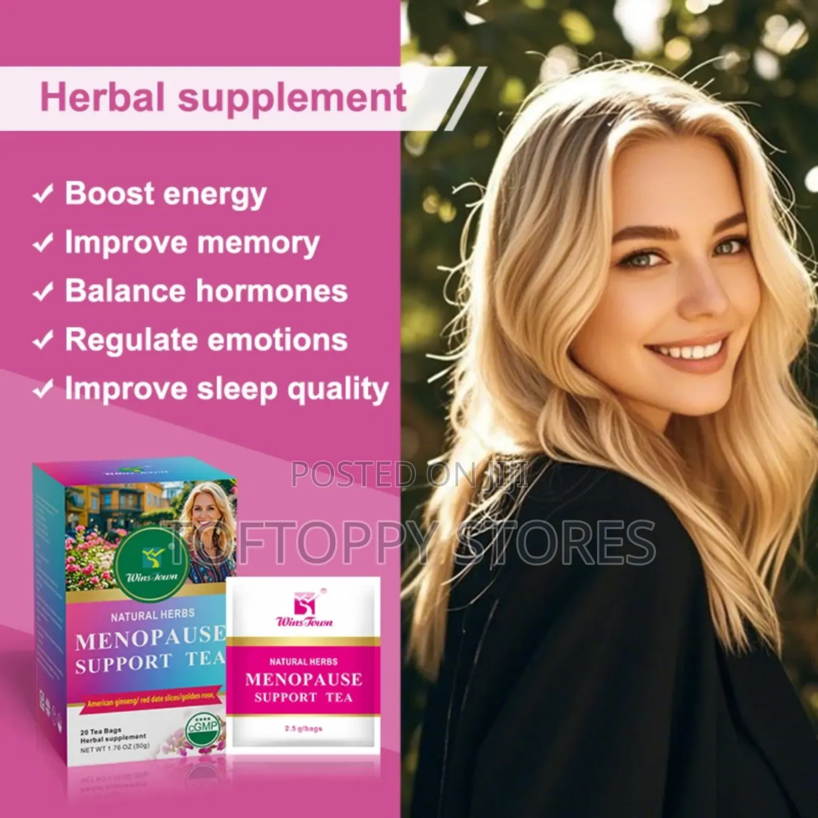 Menopause Support Tea Natural Herbs