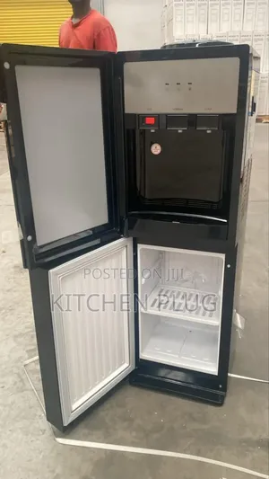 Maxi Water Dispenser With a Built-in Refrigerator Compartment.