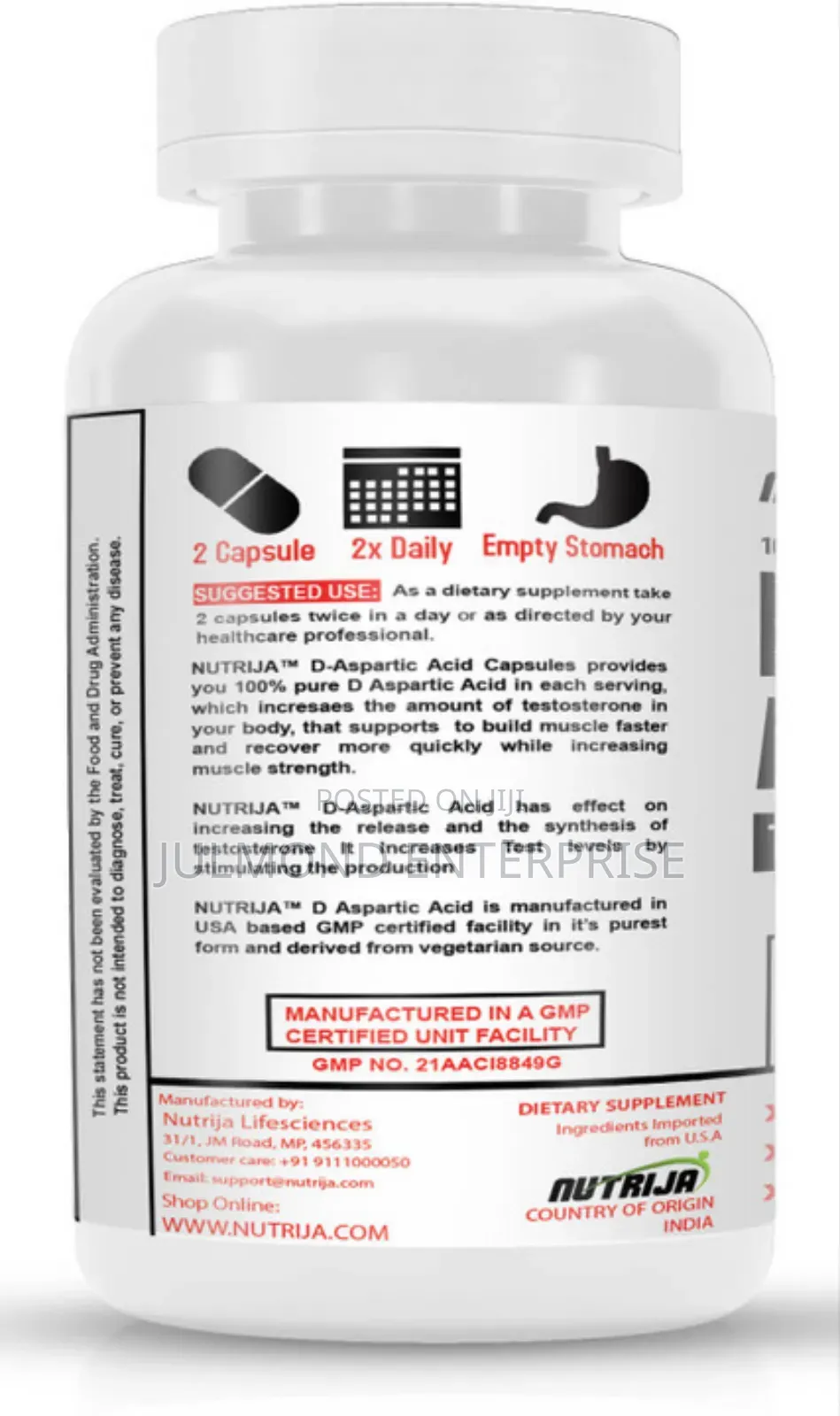 D-Aspartic Acid Capsules