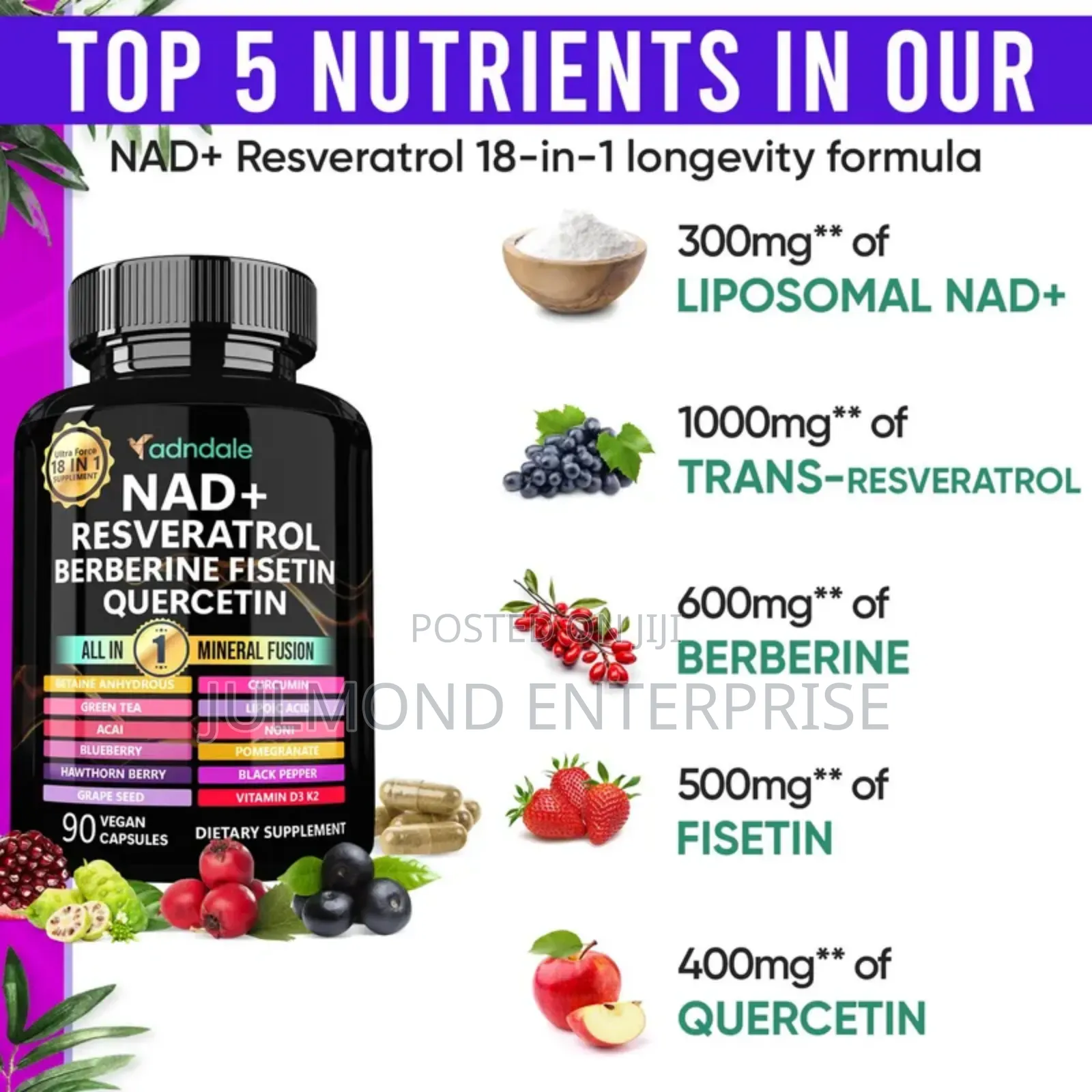 Nad+Resveratrol Supplement