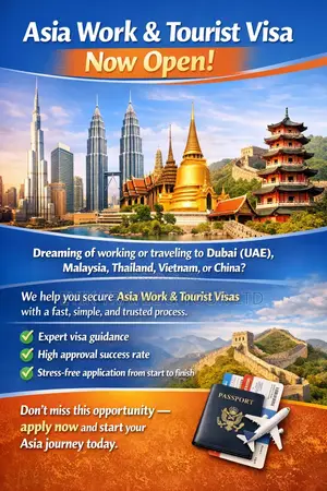 Asia Work and Tourist Visa Now Open!