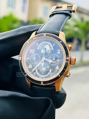 High Quality Mont Blanc Leather Wristwatch