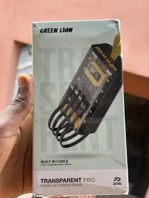 Green Lion Transparent Pro 20000mah Power Bank