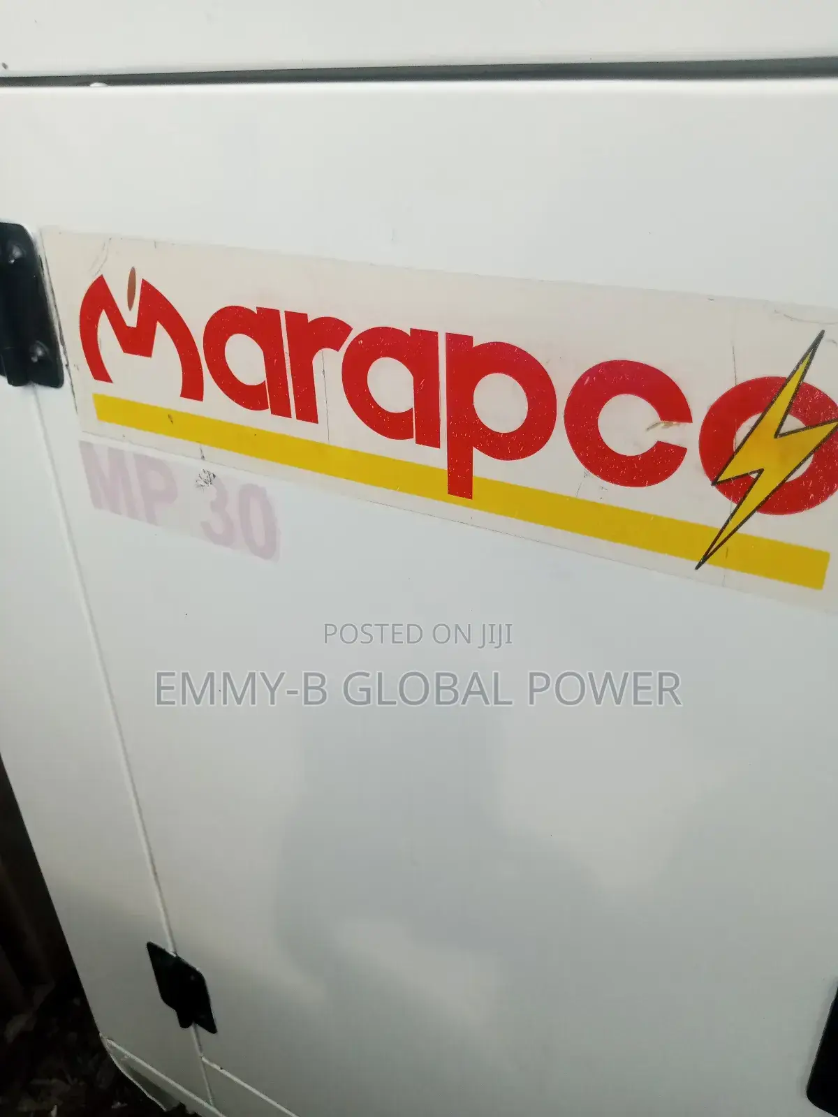 Marapco ( Perkins ) 30kva Used Generator