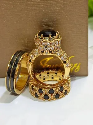Zirconia Gold/Silver Wedding Ring Gl 5h