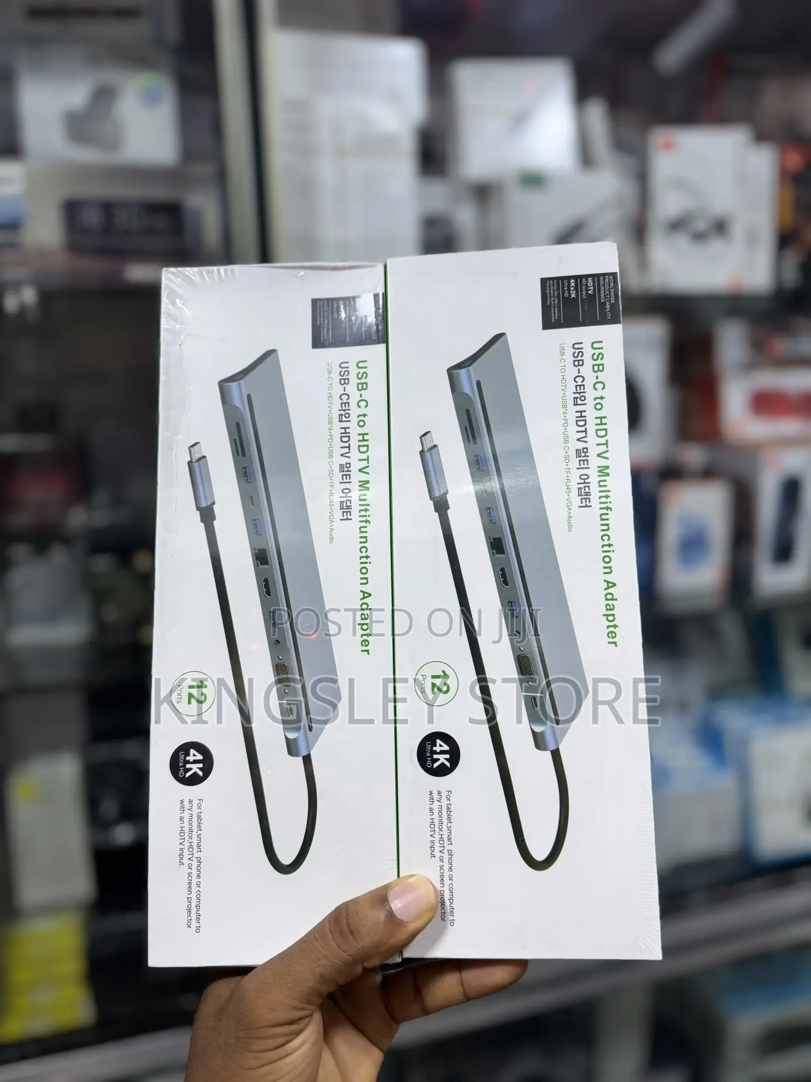 Usb C To Hdtv 12 Port Slim Model