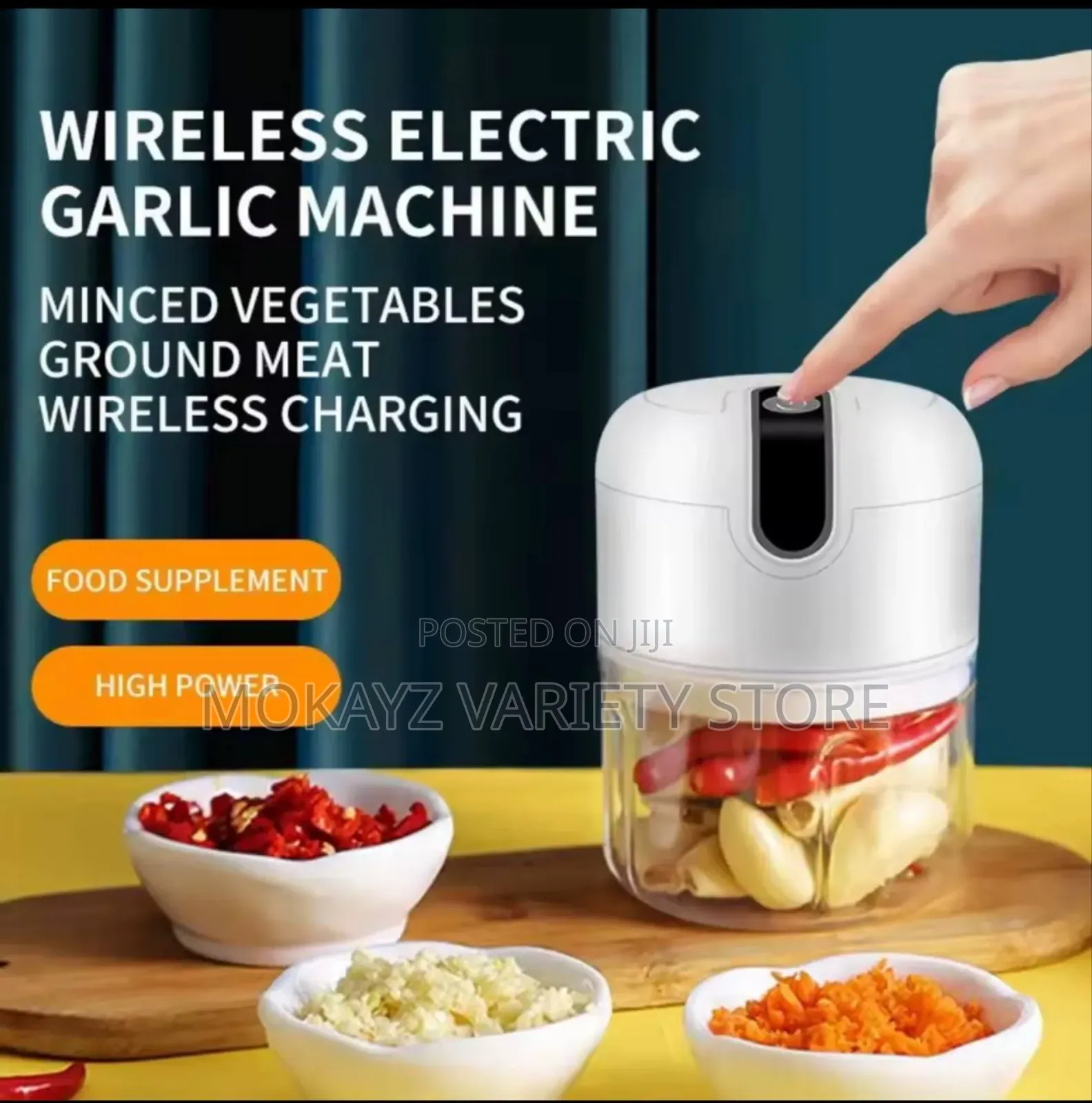 Rechargeable Mini Multipurpose Chopper/Garlic Masher