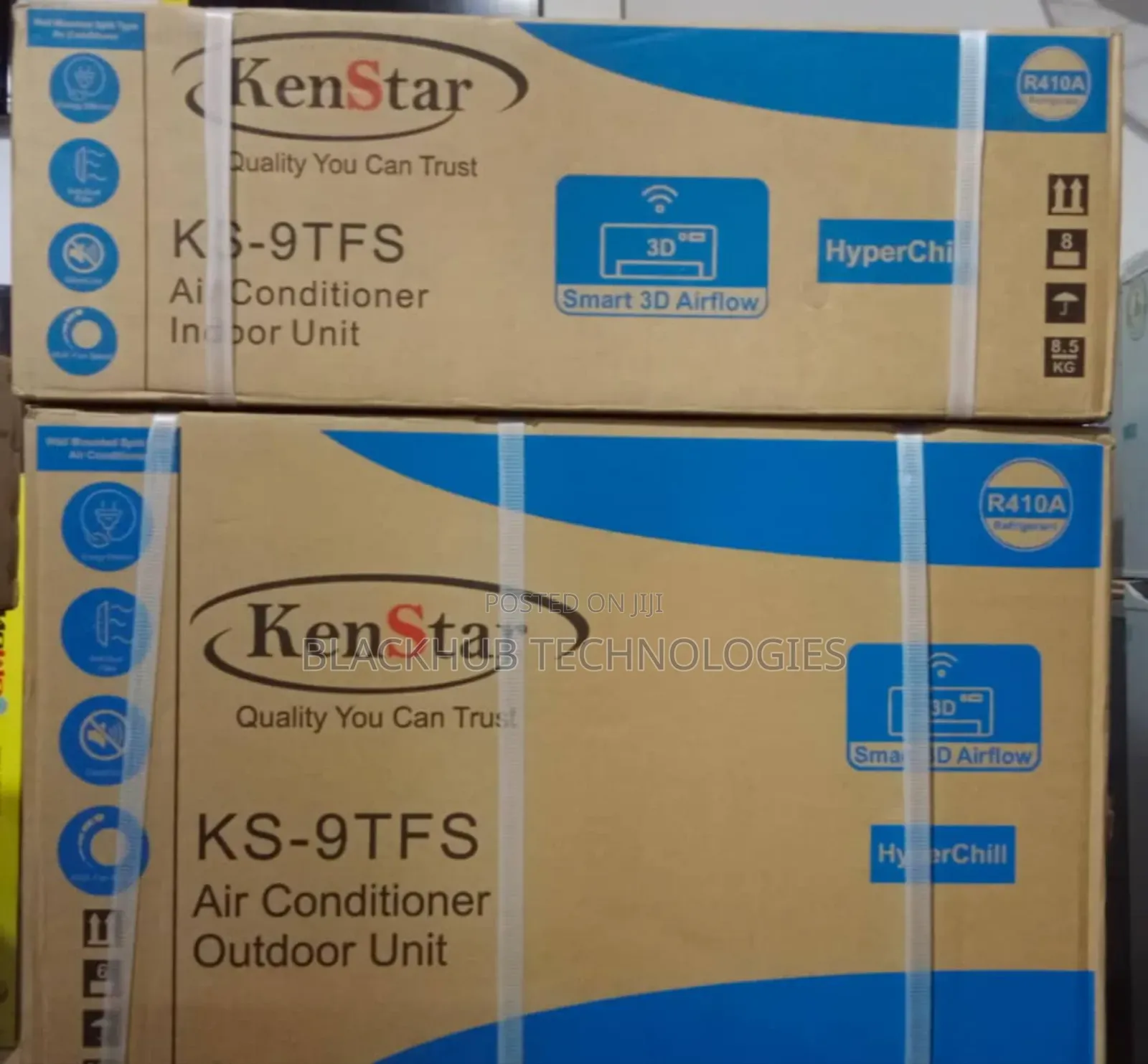Kenstar Ks-9tfs 1hp Split Air Conditioner Unit With Installation Kit