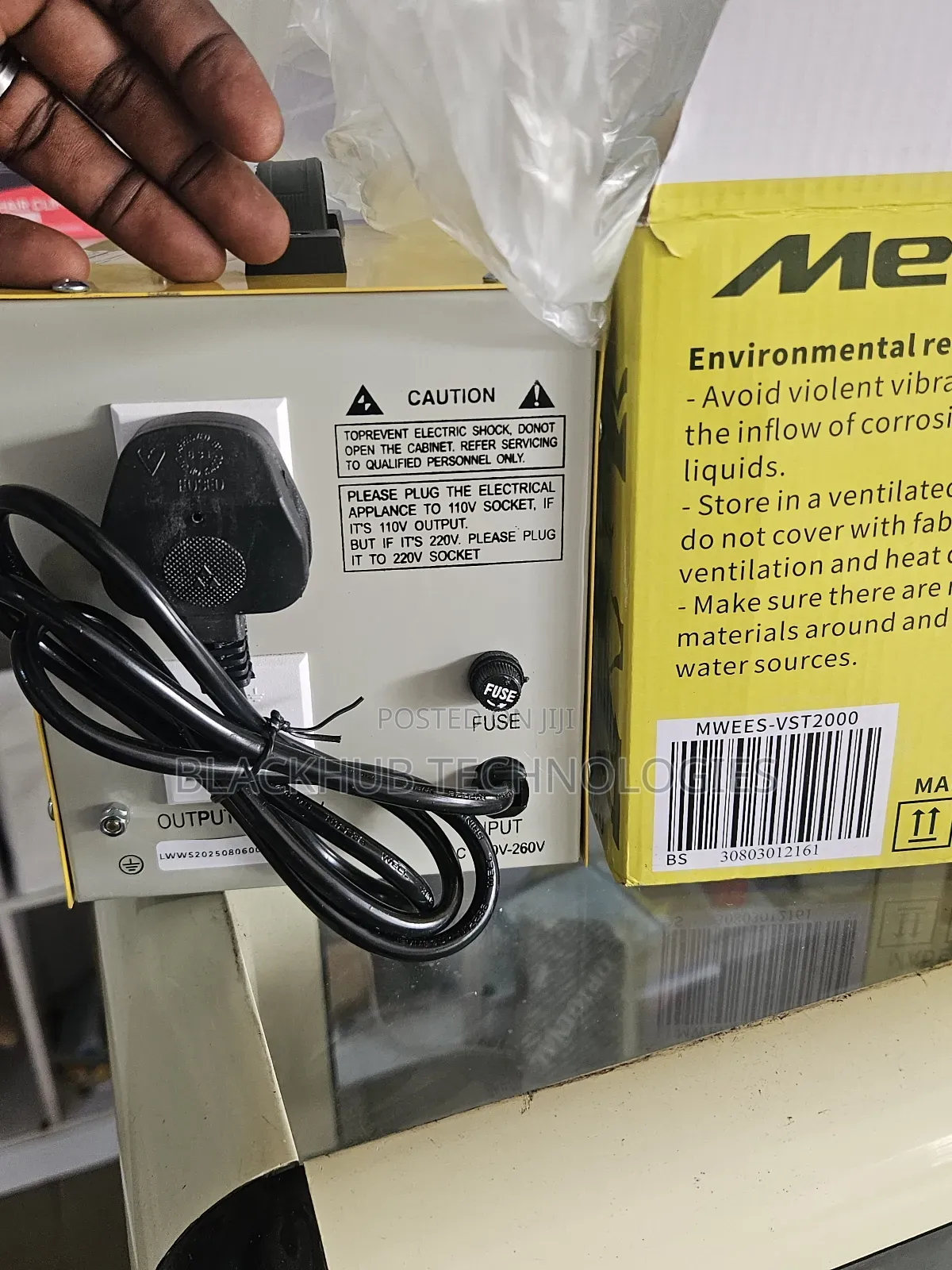 Mewe 2000w Stabilizer Mwees-Vst2000, Digital Display,Voltage Protector