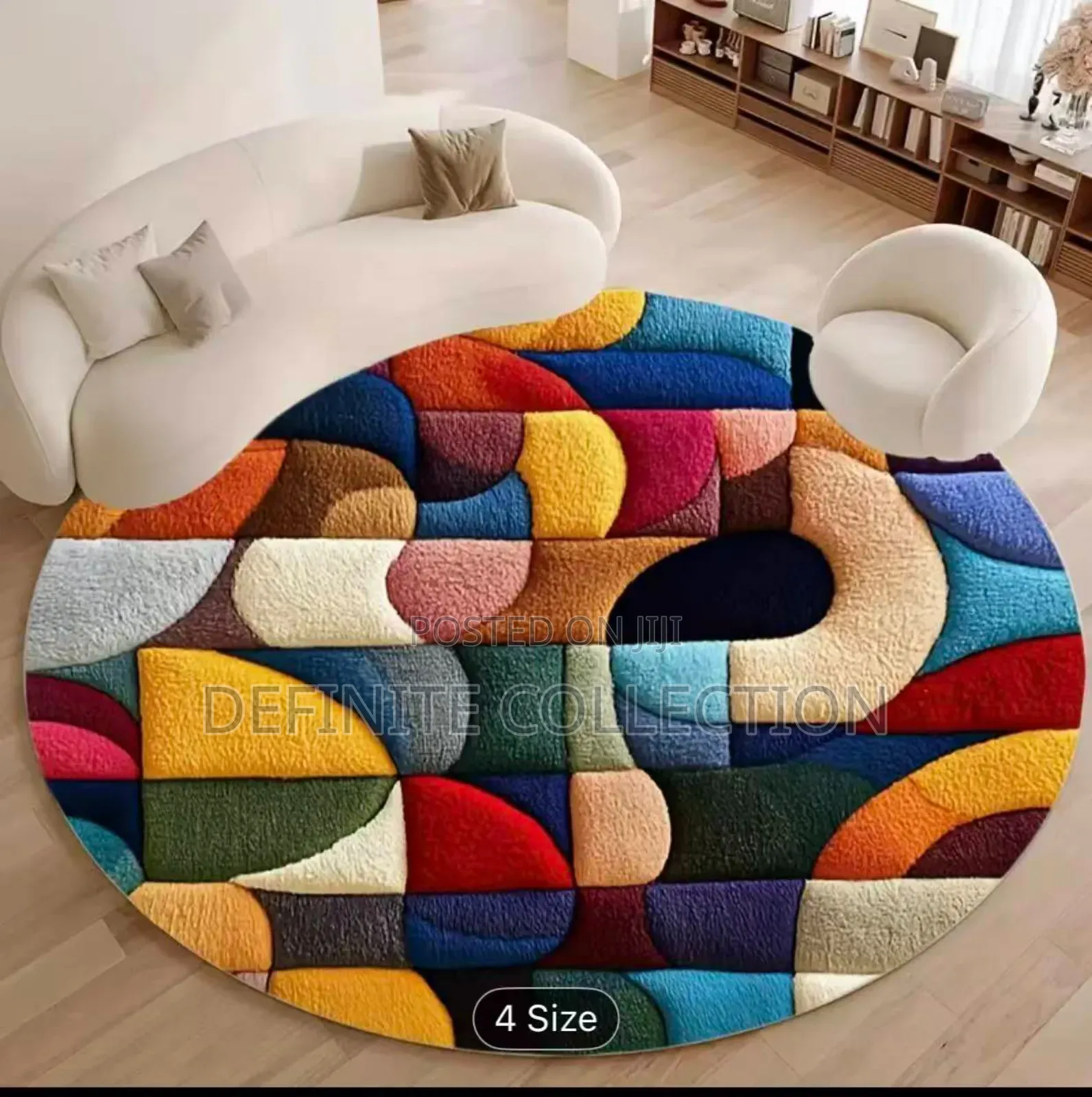 Round Luxury Centre Rug