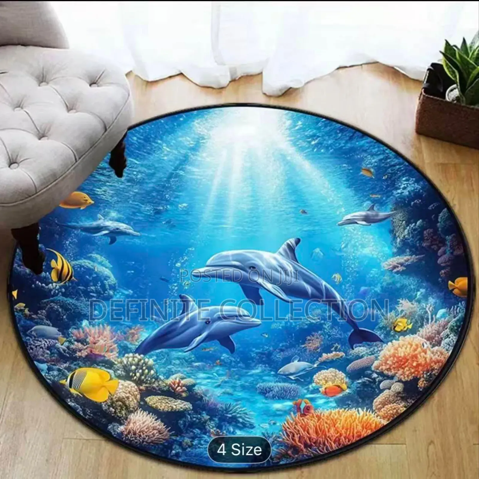 Round Luxury Centre Rug