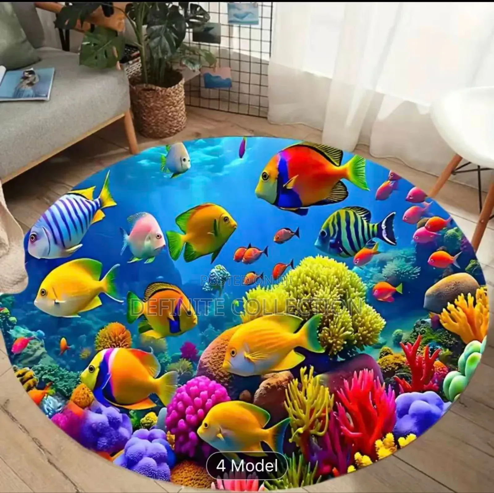 Round Luxury Centre Rug