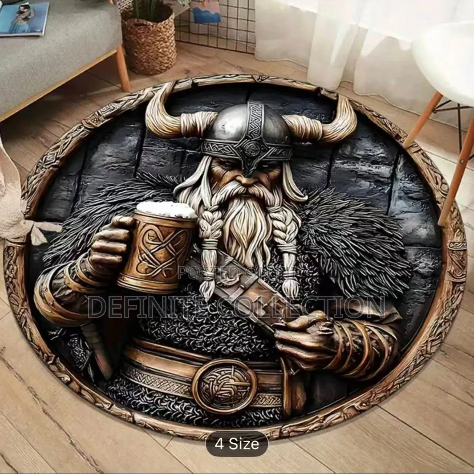 Round Luxury Centre Rug