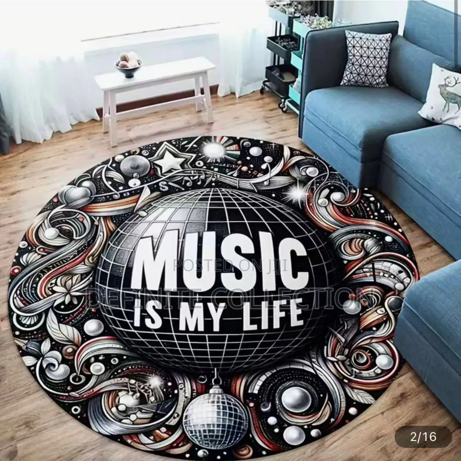 Round Luxury Centre Rug