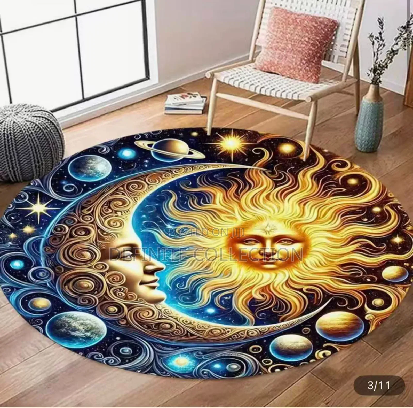 Round Luxury Centre Rug
