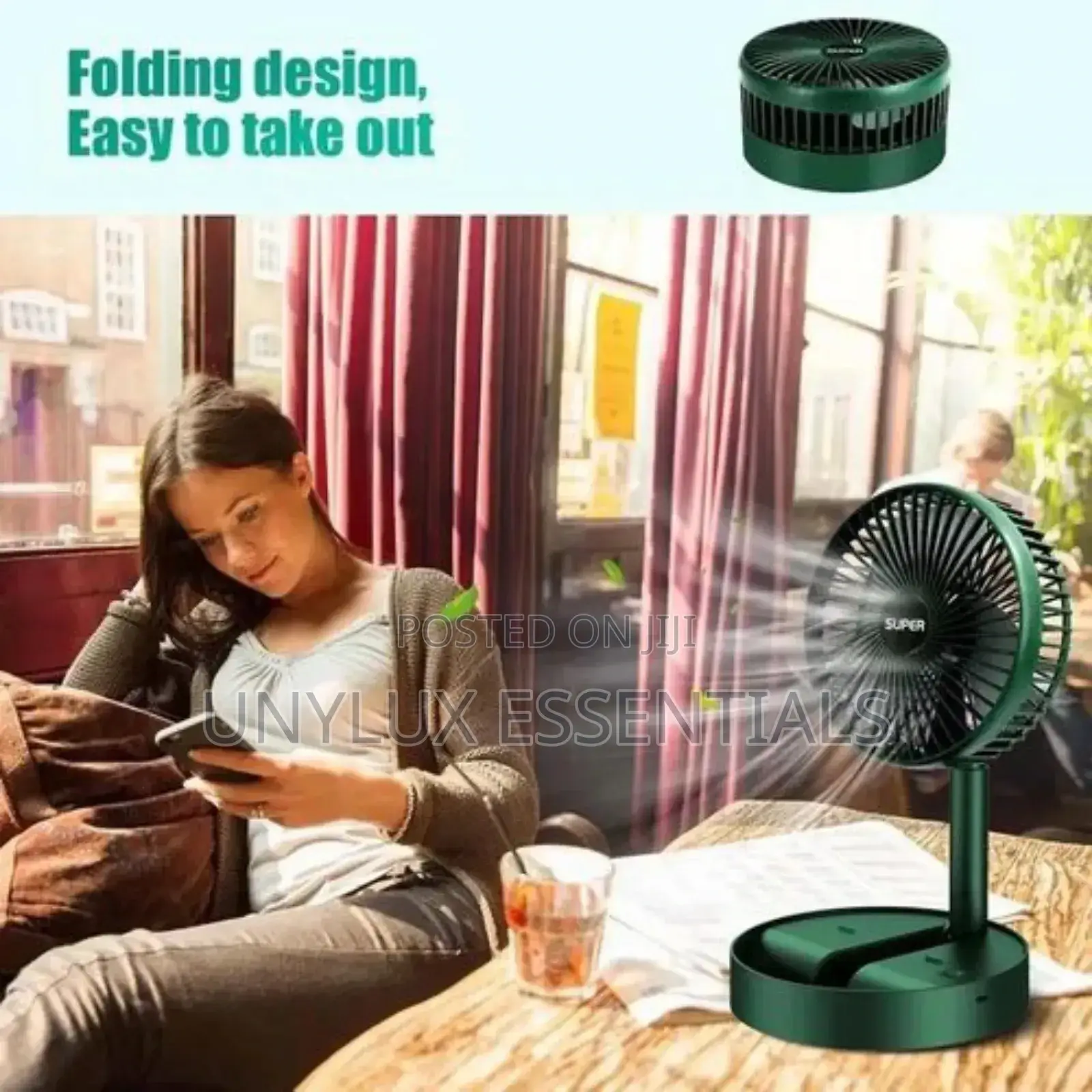 Foldable Telescopic Fan