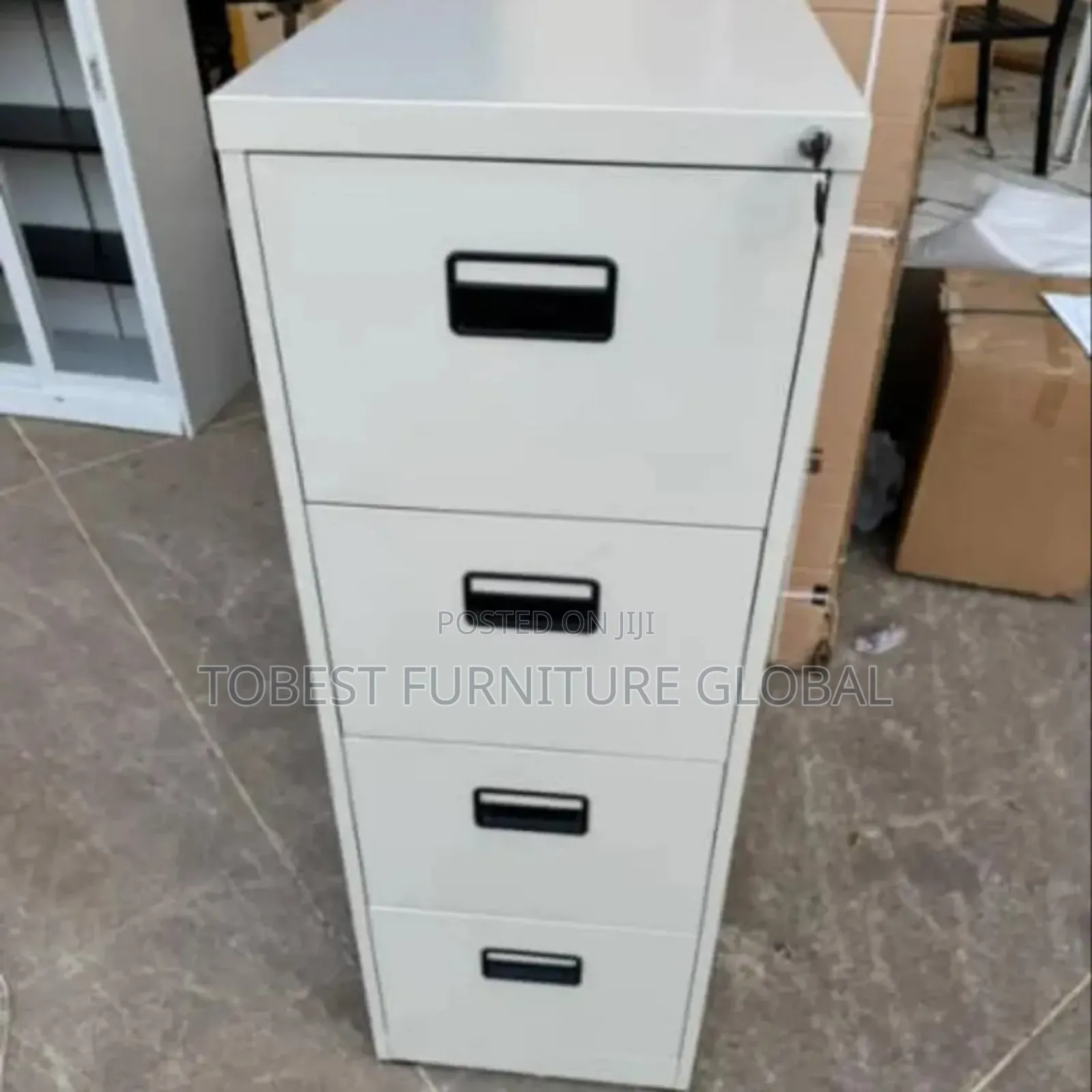 Metal Filing Cabinet 4 Drawer (Foreign)