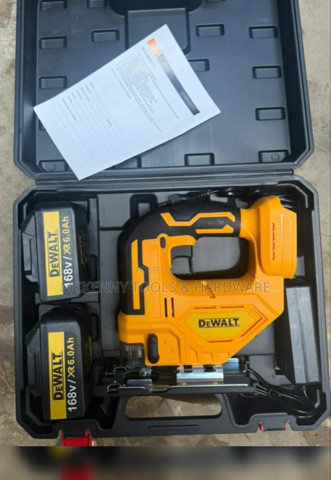 Dewalt Cordless Jigsaw Kit