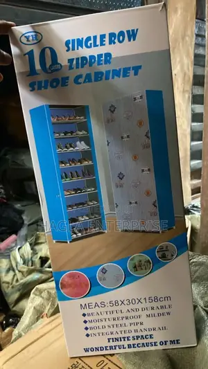 10 Layers Shoe Rack With Cover