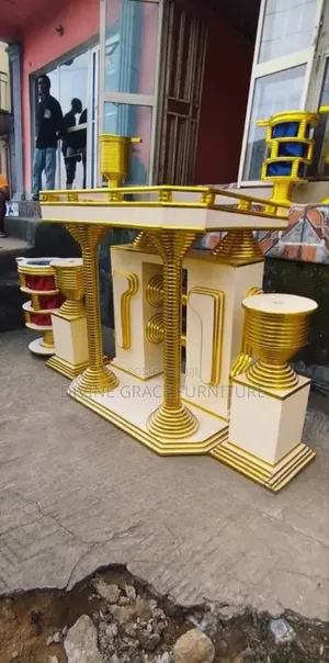 Modern Church Pulpit And Accessories