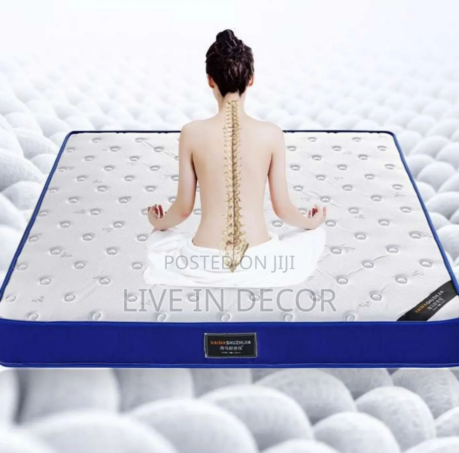 6 by 6 Spring Latex Mattress