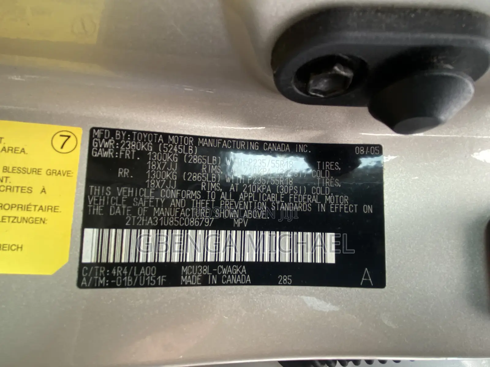 Lexus RX 330 2006 Gold