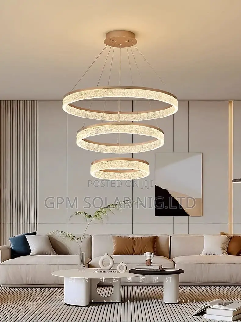 Chandelier Light. Rounded 3coach