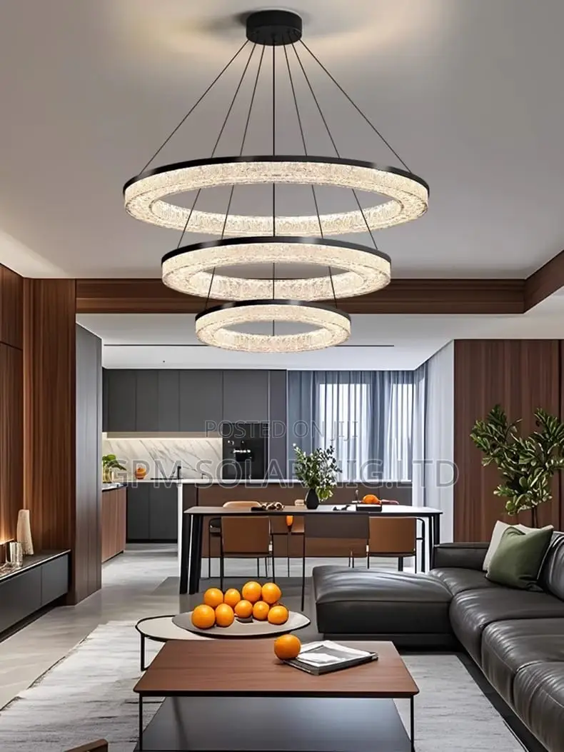 Chandelier Light. Rounded 3coach