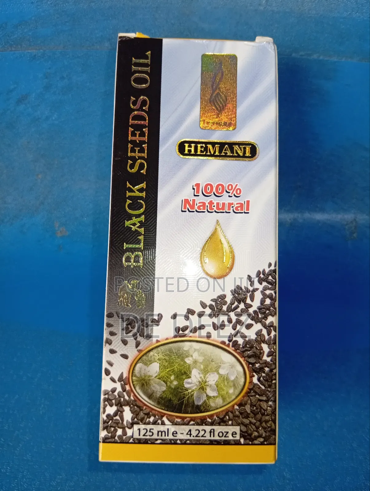 Natural Organic Cold Pressed Black Seeds Oil