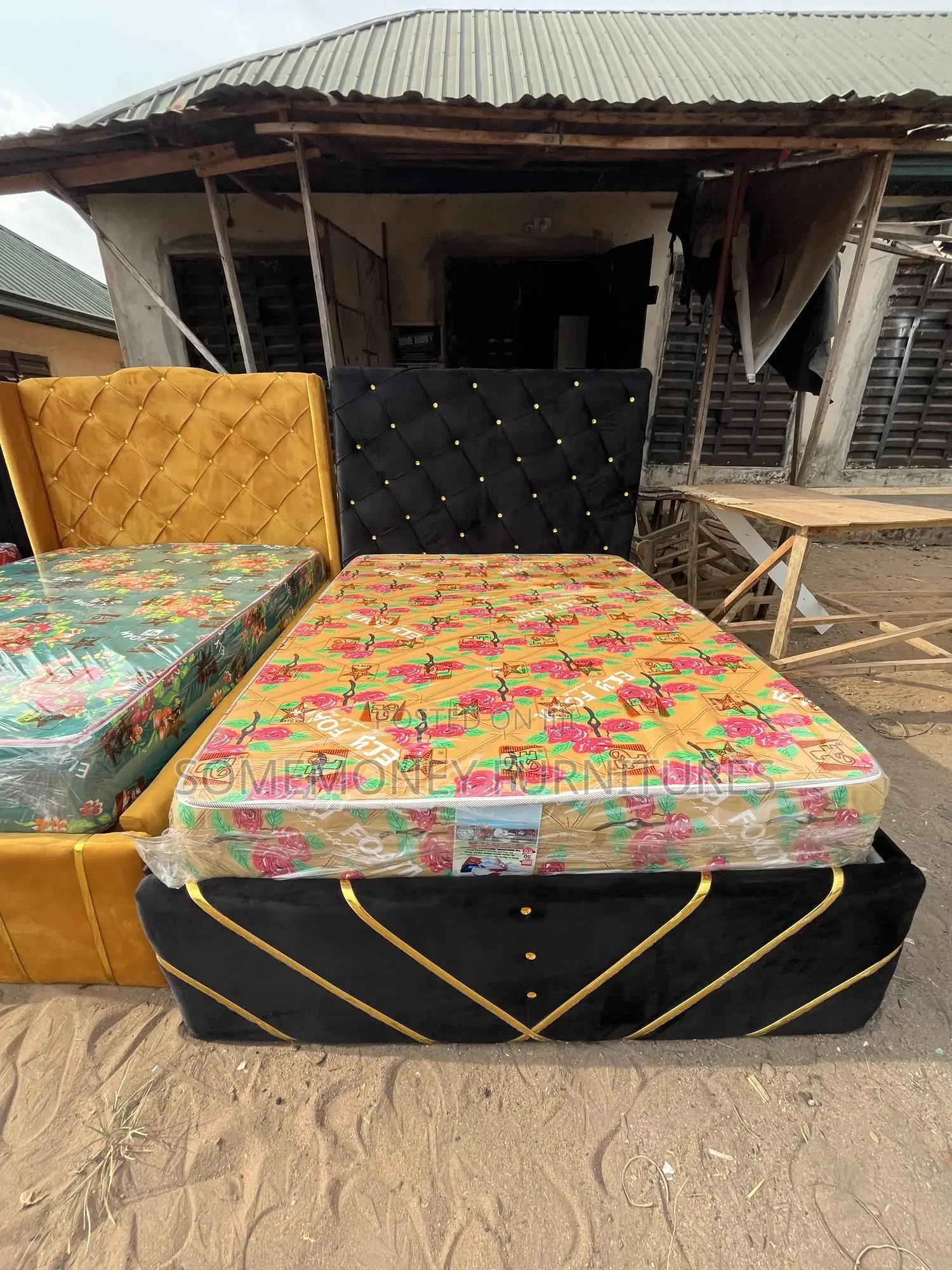 Newly Standard Bedframe + Foam +Side Drawer