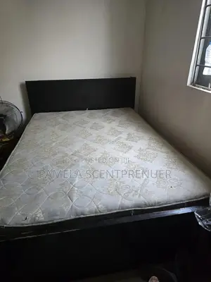 7 by 7 Bed Frame and Full Orthopedic Bed