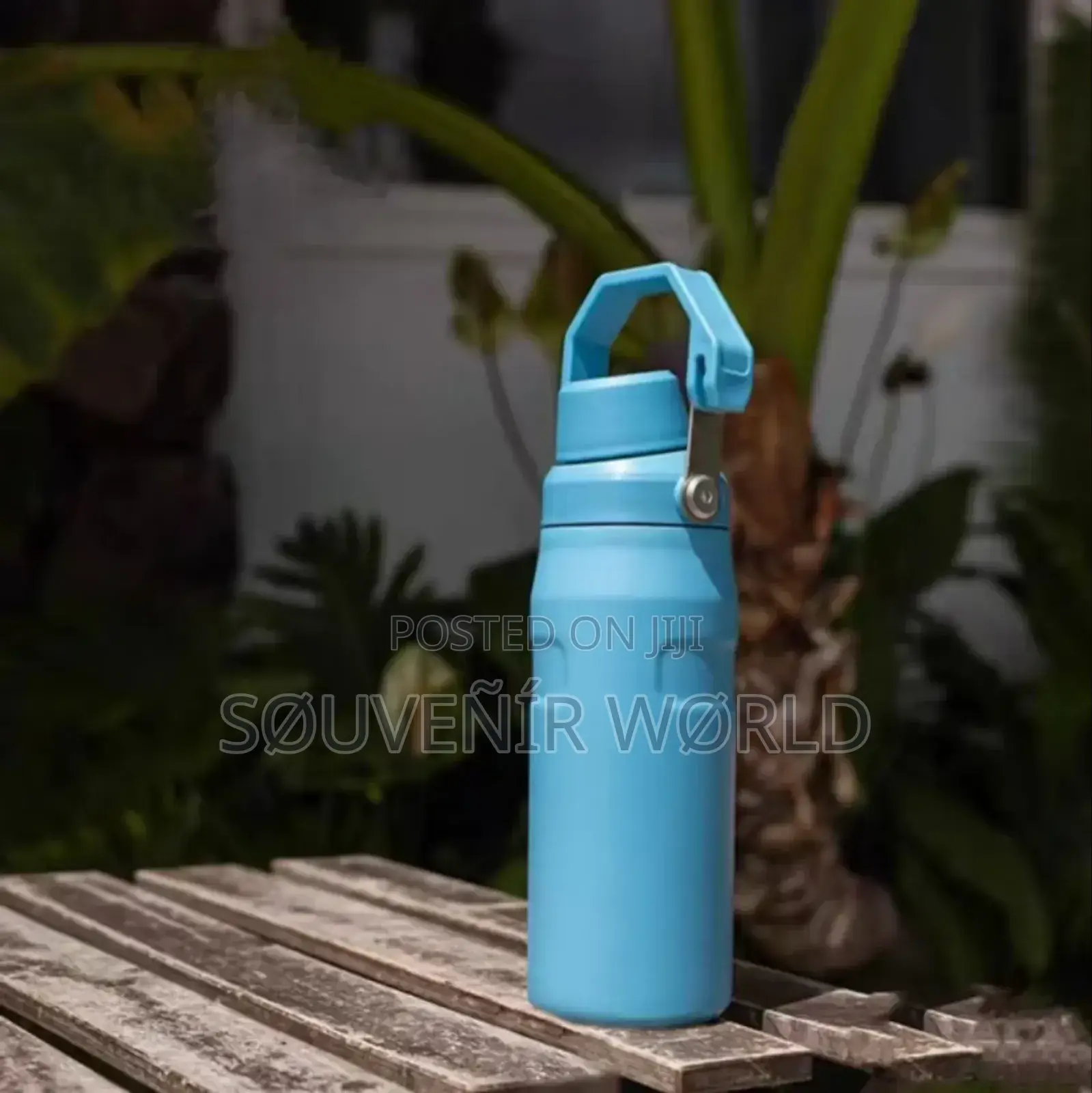 480ml Bucket Handle Water Bottle – Portable Durable
