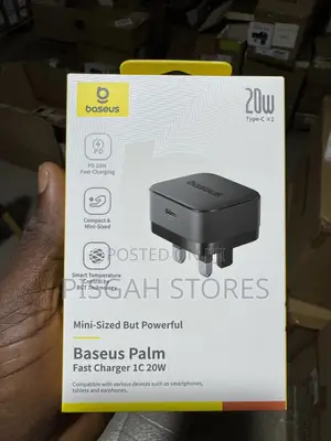 Baseus Palm Fast Charger 1c 20w With Usb-C to Ip Cable