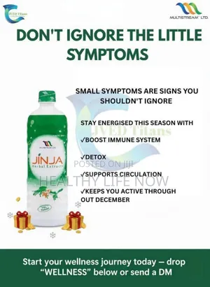 Don't Ignore That Sickness Get Jinja Herbal Extract From Multistream
