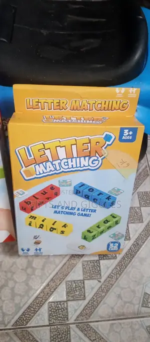 Letter Matching And Stacking Game