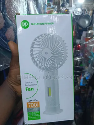 Dp 7634 Portable Rechargeable Mini Table Fan