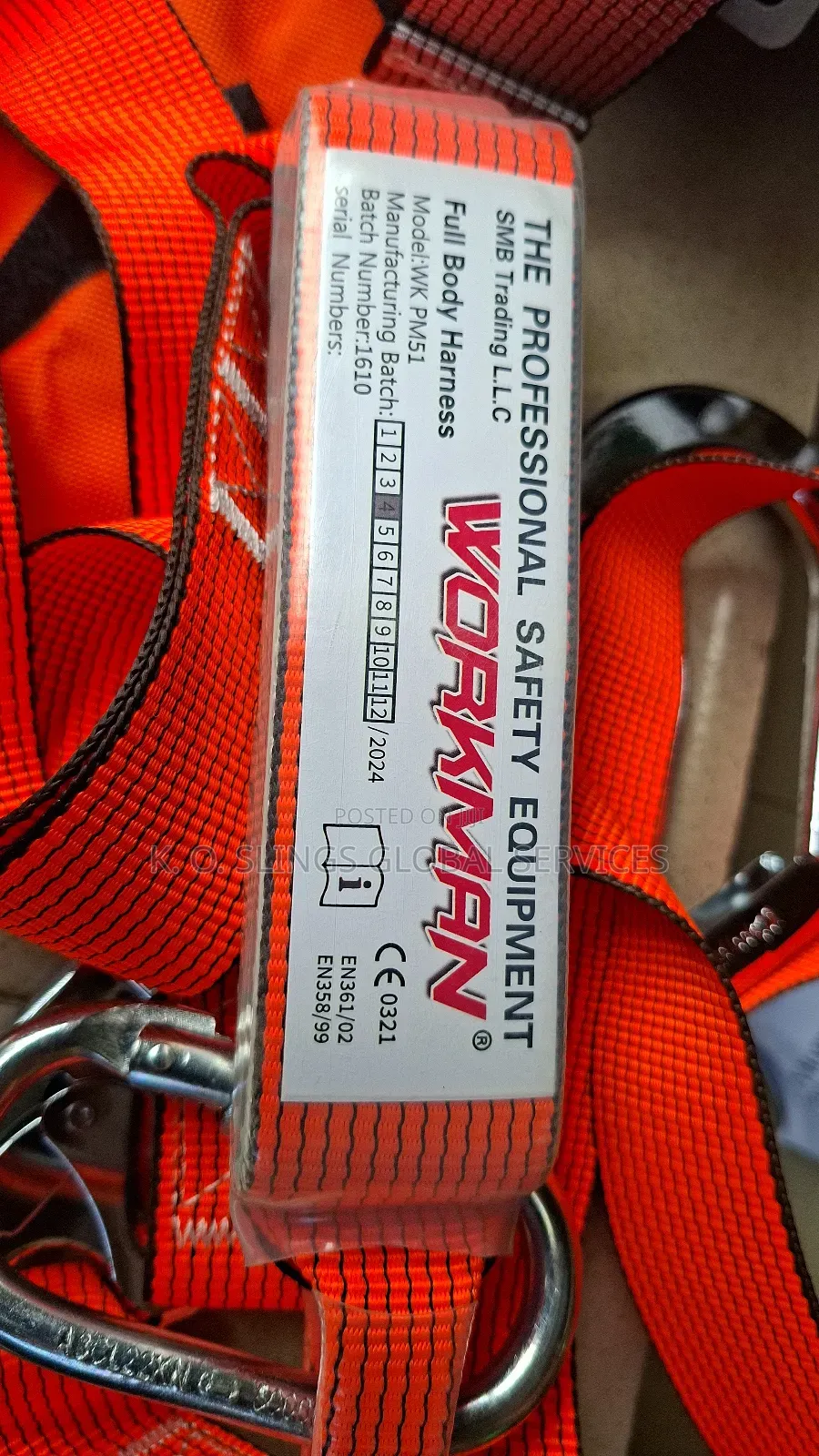 Workman Double Harness Belt