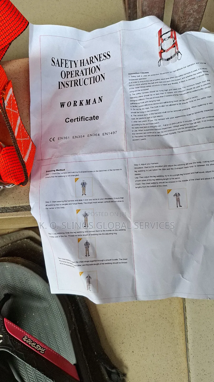 Workman Double Harness Belt